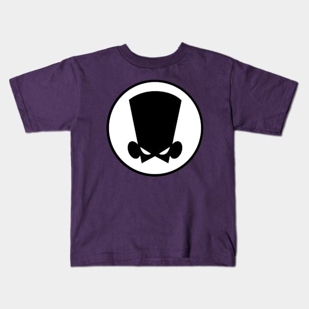 Fanboy Emblem Logo Kids T-Shirt by Digital Artist ME